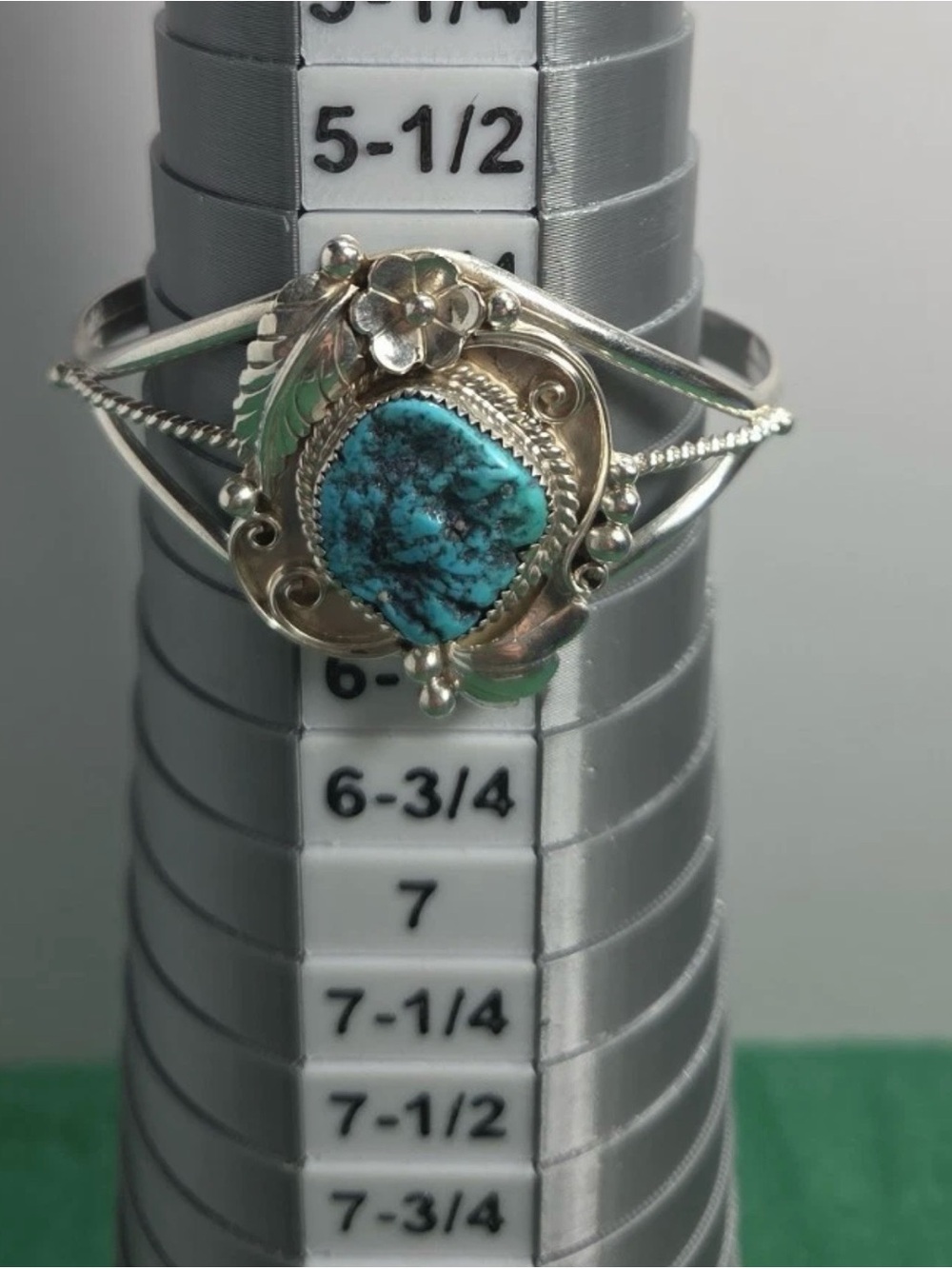 Vintage Navajo Turquoise
Bracelet Signed MANYGOATS